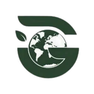 Partner company logo with letter G and globe icon